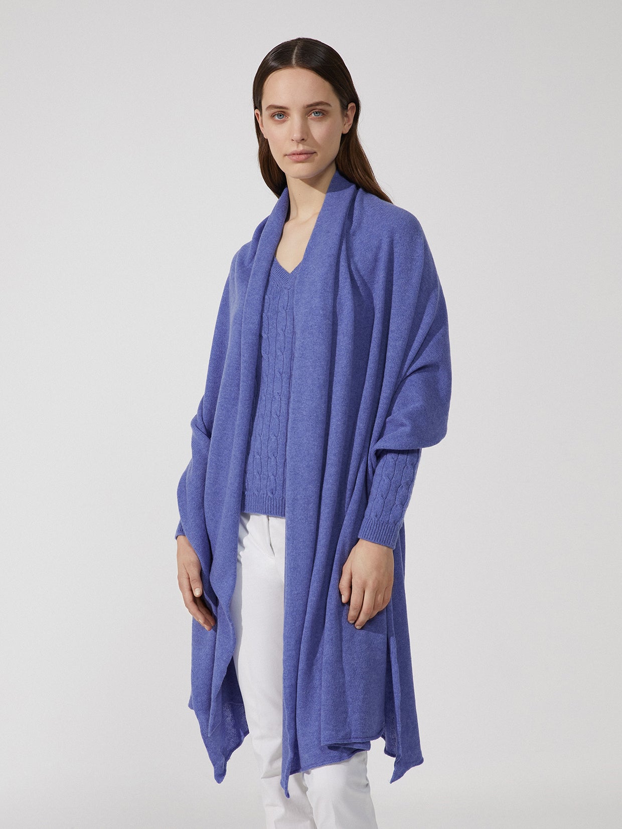 Calvert Luxury Wrap - Pacific Blue, O/S image