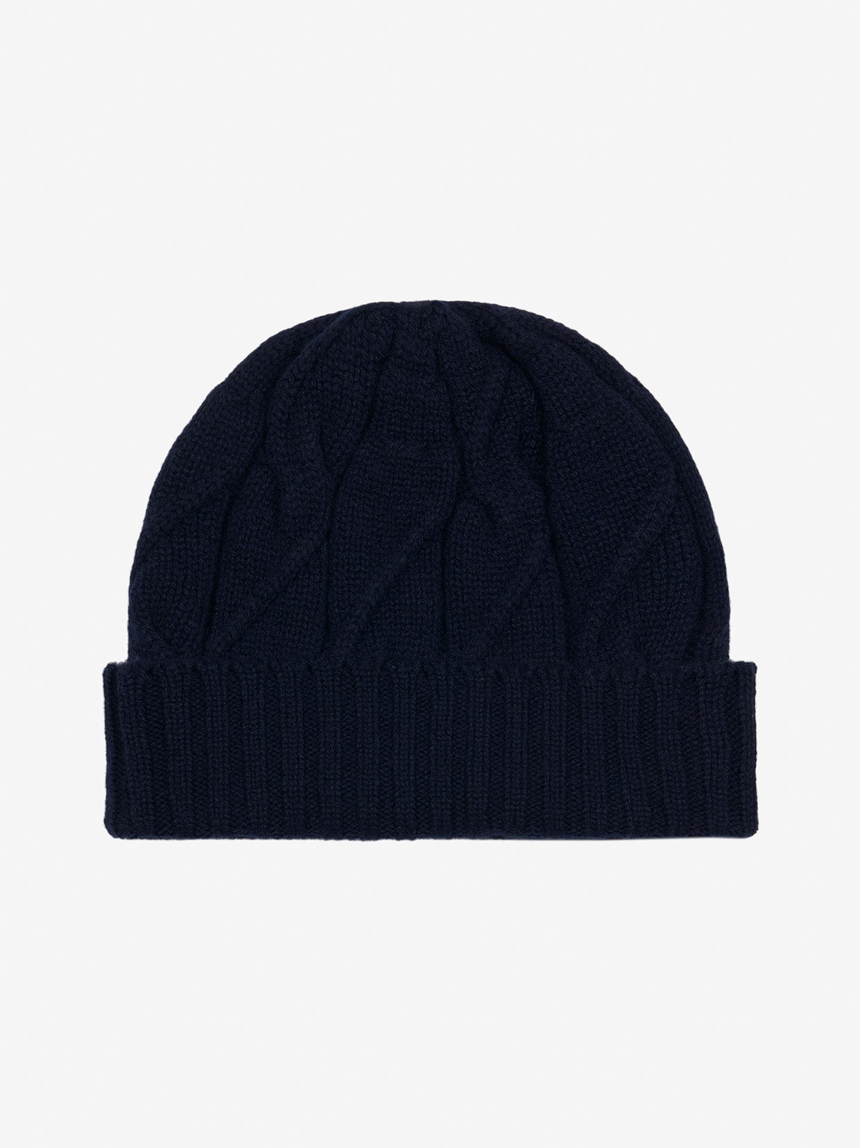 Camber Cable Knit Hat - New Navy image