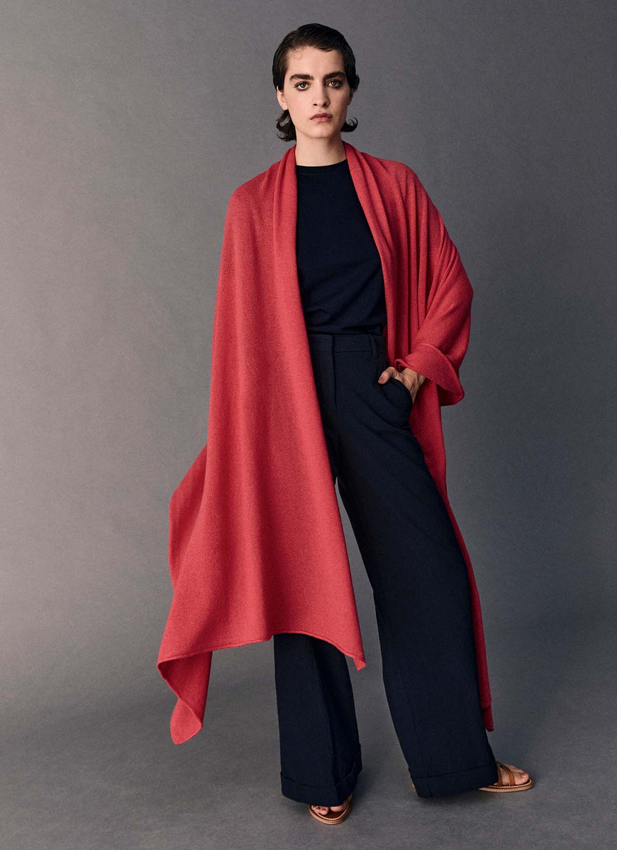 Calvert Luxury Wrap - Strawberry, O/S image