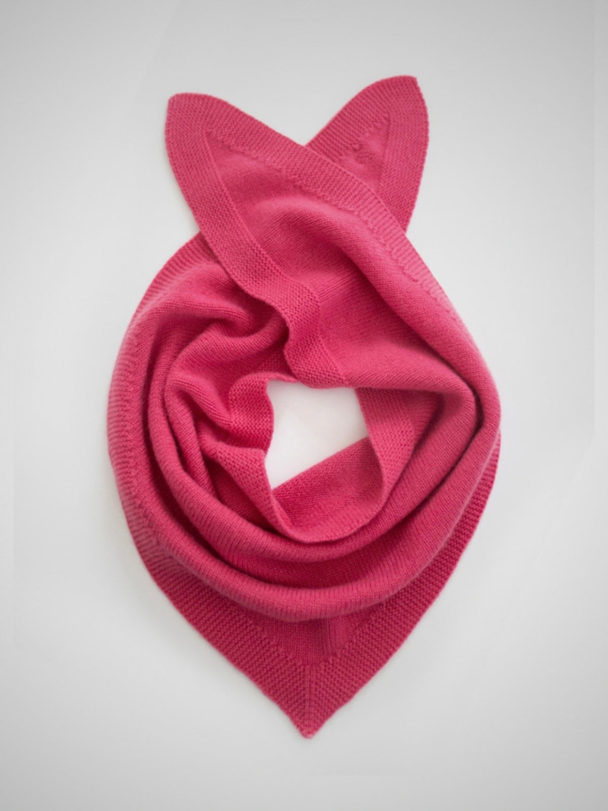 Calmira Cashmere Triangle Neck Scarf (in Peony) – Hawico Scotland