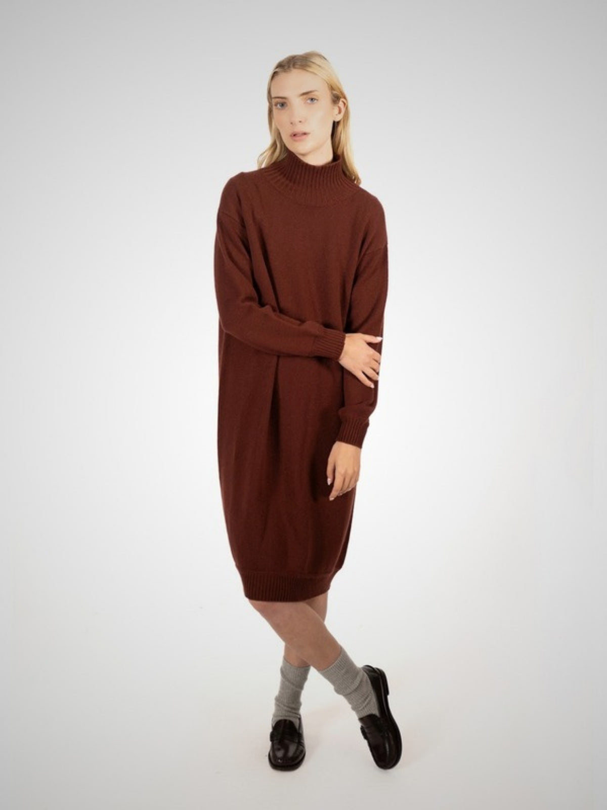 Hale Women's 2 Ply Cashmere Dress (in Warm) – Hawico Scotland