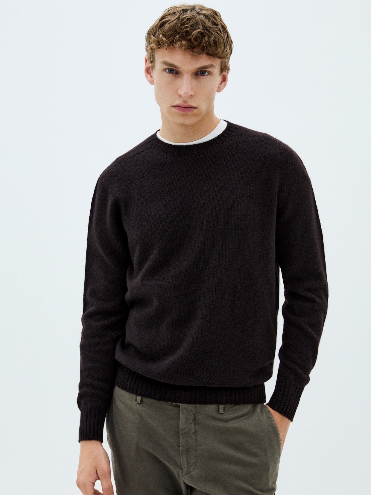 aufbewahrung wollpullover Herrenpullover von Nene aus 100 % schottischer Wolle