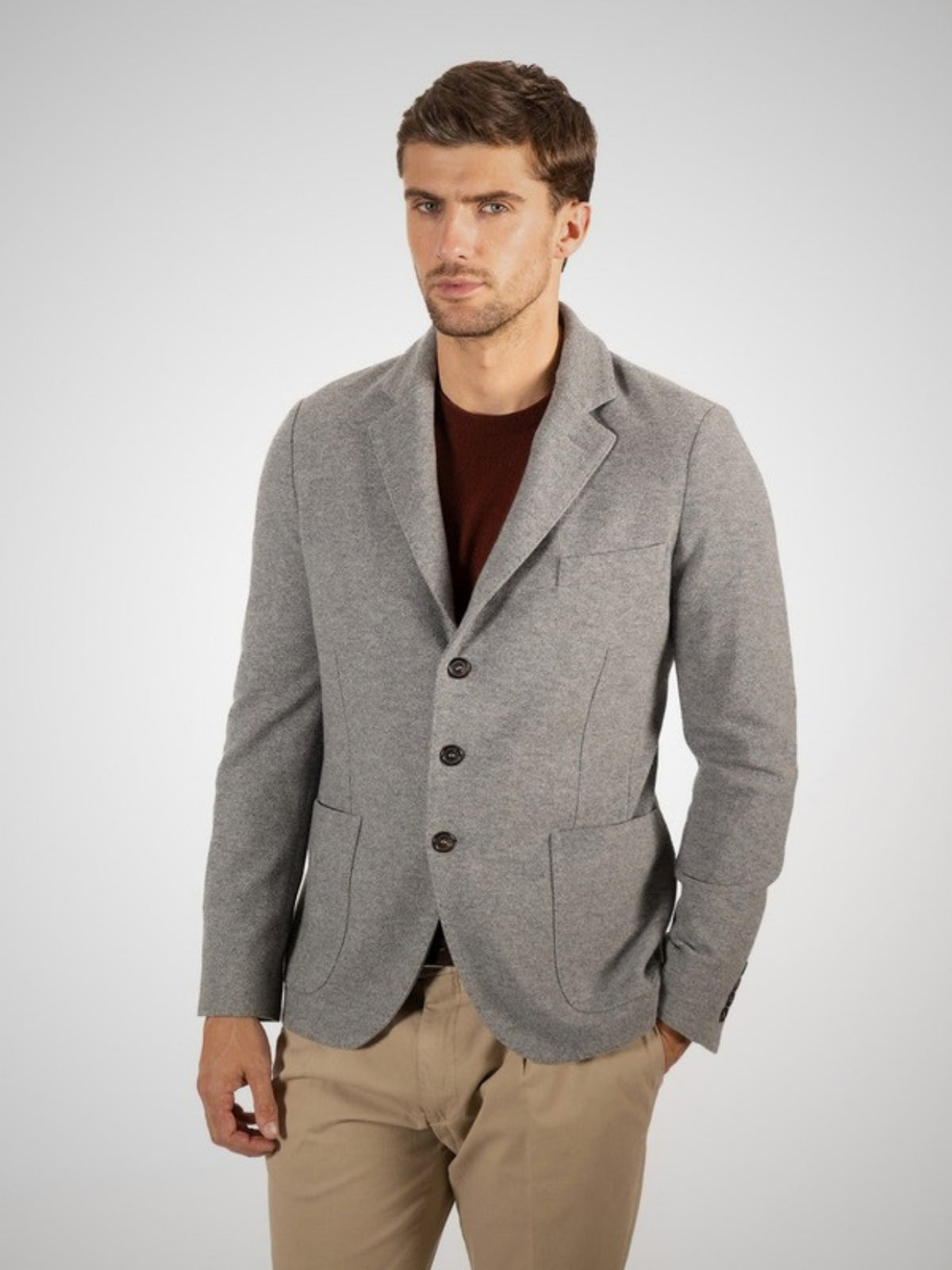 Melrose Men's Cashmere Jacket (in City) – Hawico Scotland