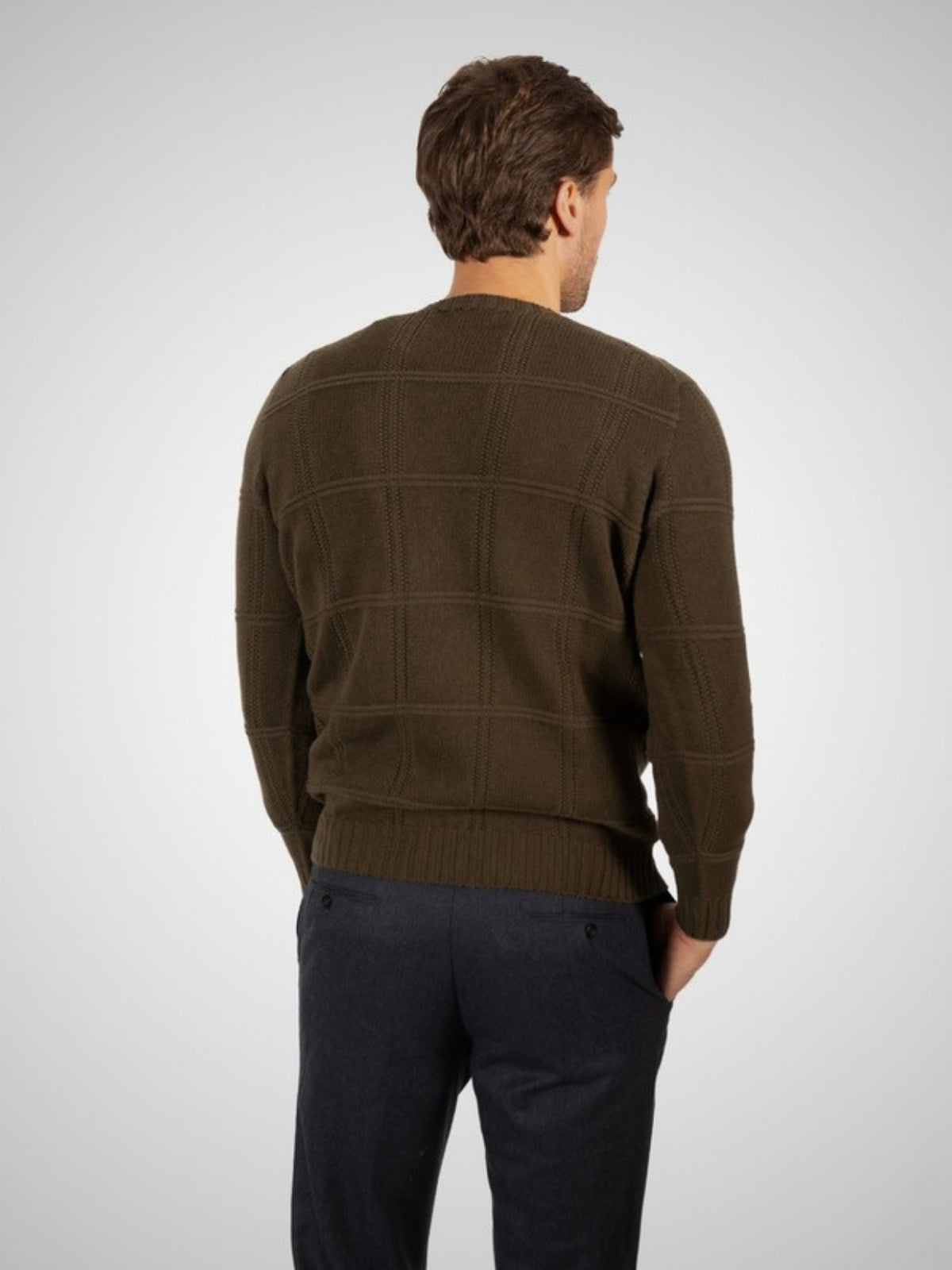 Vero Men's 3 Ply Cashmere Jumper (in Duffel Bag) – Hawico Scotland