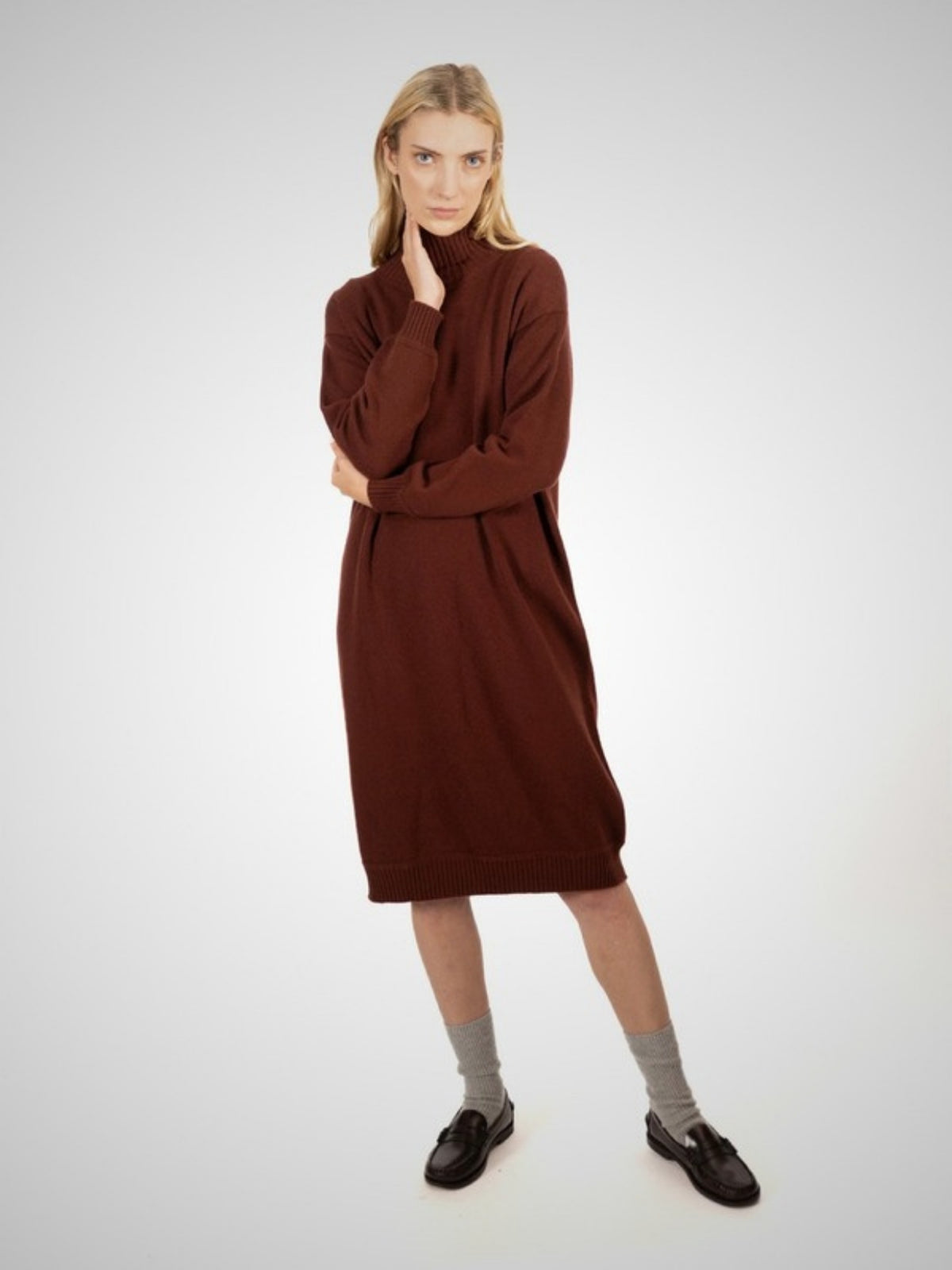 Hale Women's 2 Ply Cashmere Dress (in Warm) – Hawico Scotland