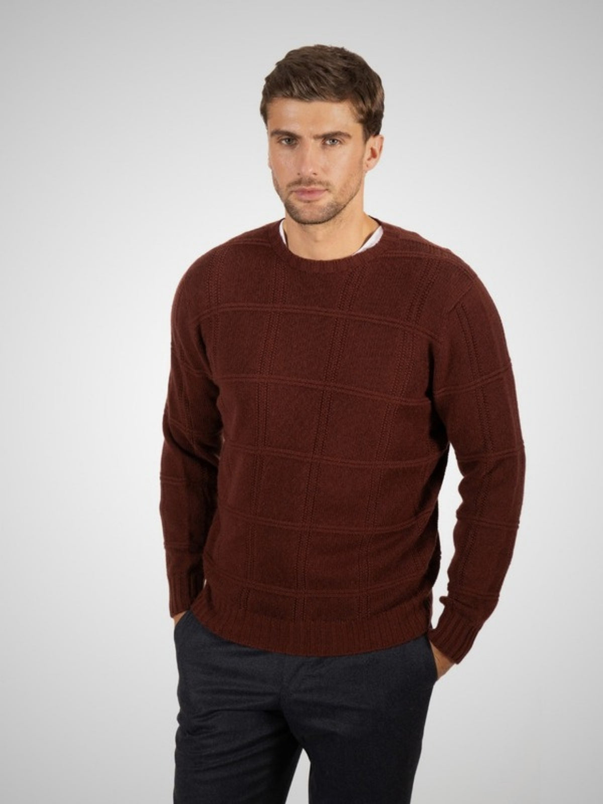 Vero Men's 3 Ply Cashmere Jumper (in Warm) – Hawico Scotland