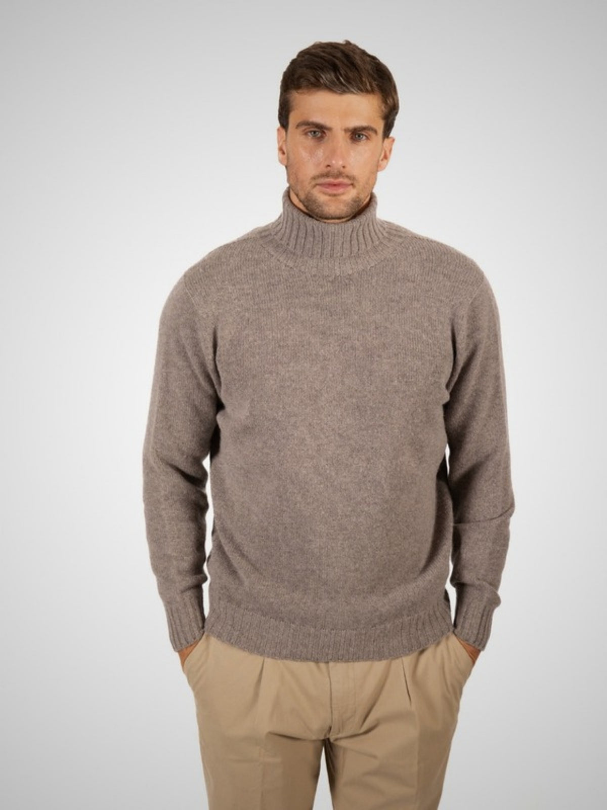 Vertex Men's 3 Ply Cashmere Jumper (in Sable) – Hawico Scotland