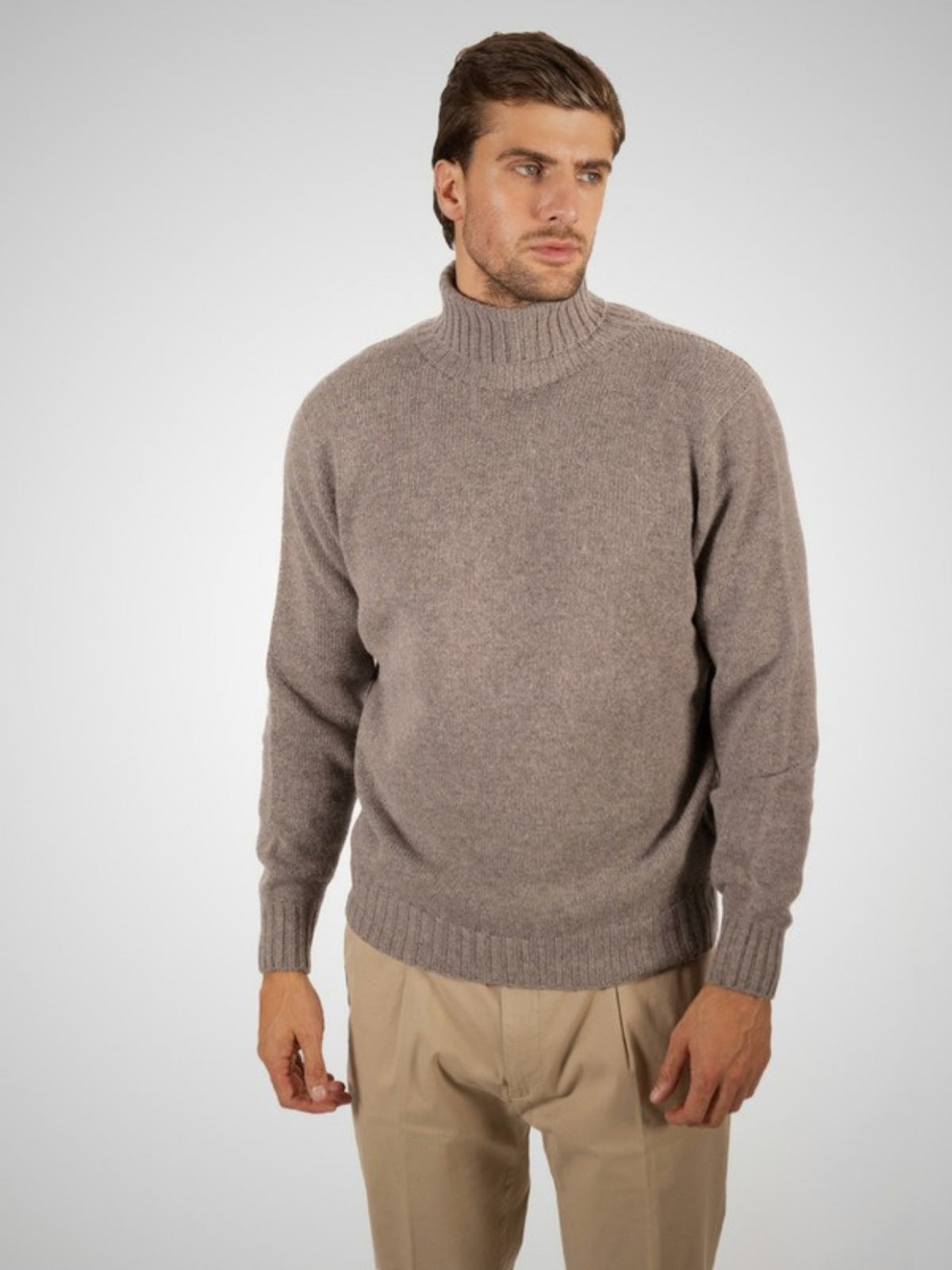 Vertex Men's 3 Ply Cashmere Jumper (in Sable) – Hawico Scotland