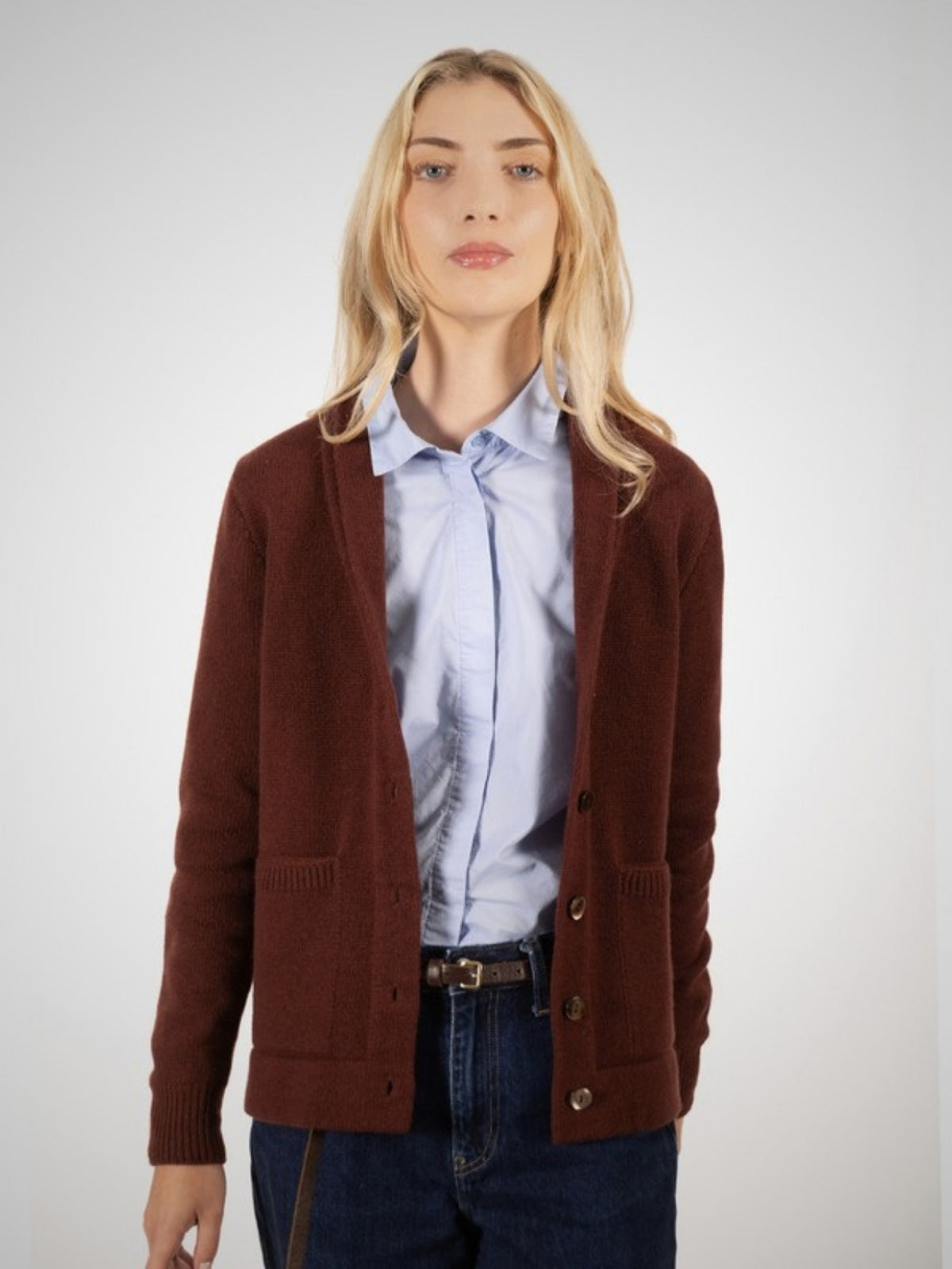 Vion Women's 3 Ply Cashmere Cardigan (in Warm) – Hawico Scotland